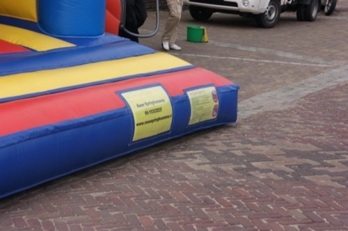 Springkussen Zeerover met glijbaan